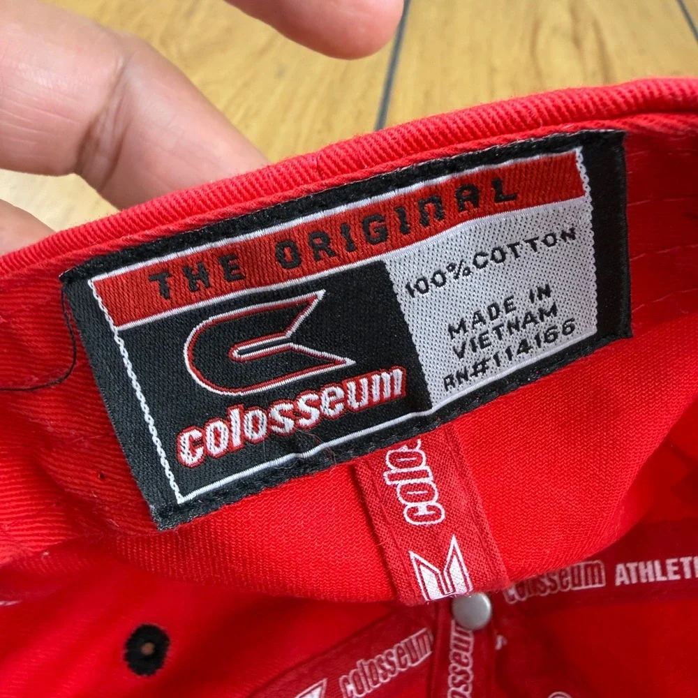 Colosseum Georgia Bulldogs Hat Red Adjustable Baseball Cap NCAA Collegiate